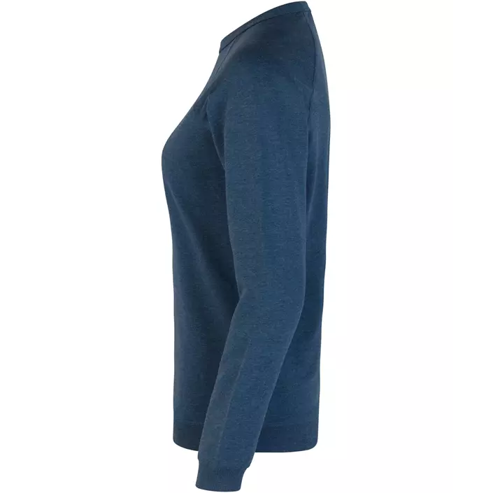 ID Core Damen Sweatshirt, Blau Melange, large image number 2
