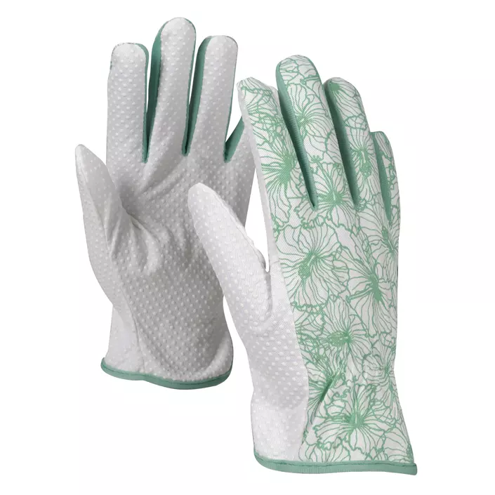 OX-ON Garden Comfort 5303 work gloves, Green/White, Green/White, large image number 0