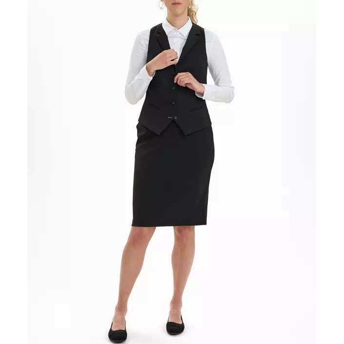 Sunwill Extreme Flex Modern fit dame nederdel, Black, large image number 1