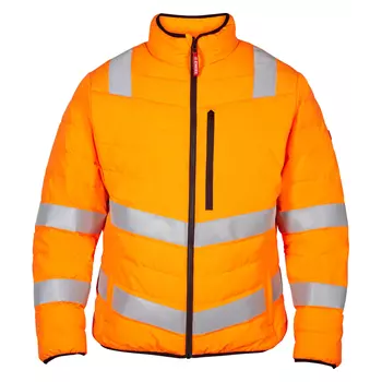 Engel Safety Basic gesteppte Arbeitsjacke, Hi-vis Orange