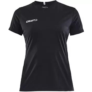 Craft Squad Jersey Solid dame T-skjorte, Svart