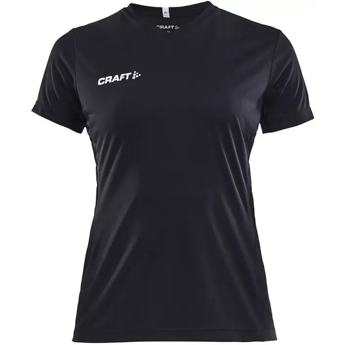 Craft Squad Jersey Solid T-shirt dam, Svart, large image number 0