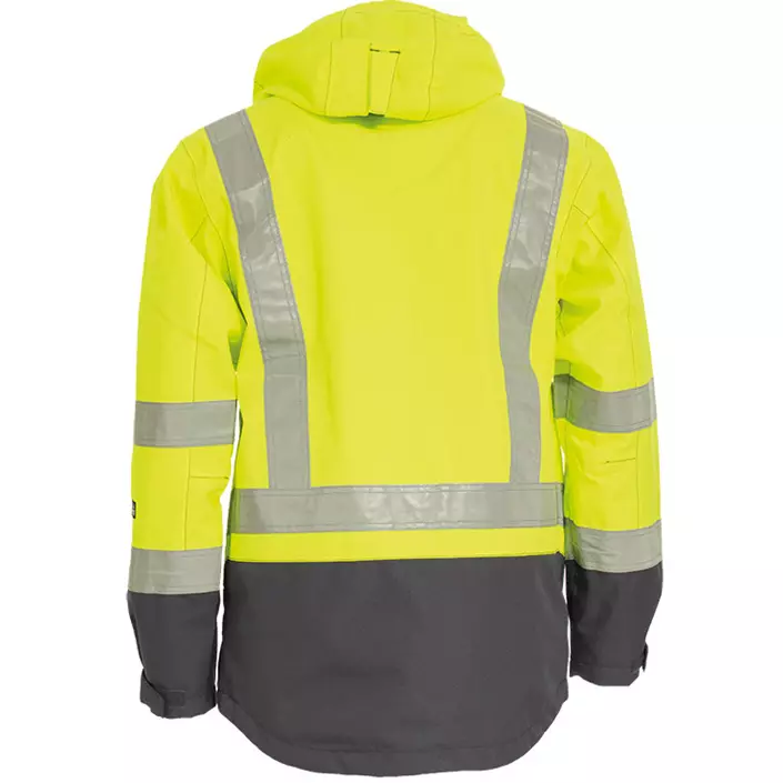 Tranemo CE-ME shell jacket, Hi-vis Yellow/Grey, large image number 1