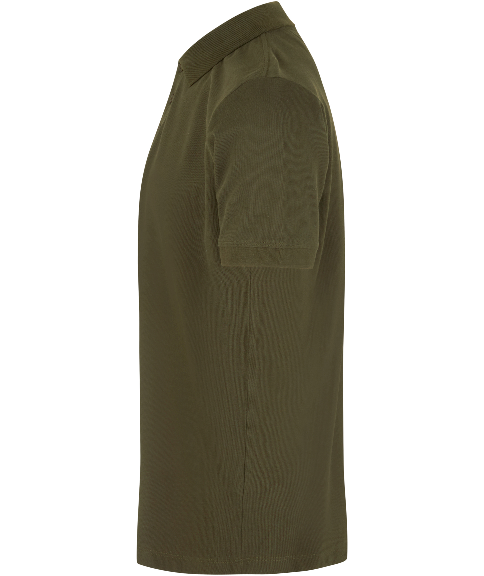 ID organic polo shirt, Olive Green, large image number 3