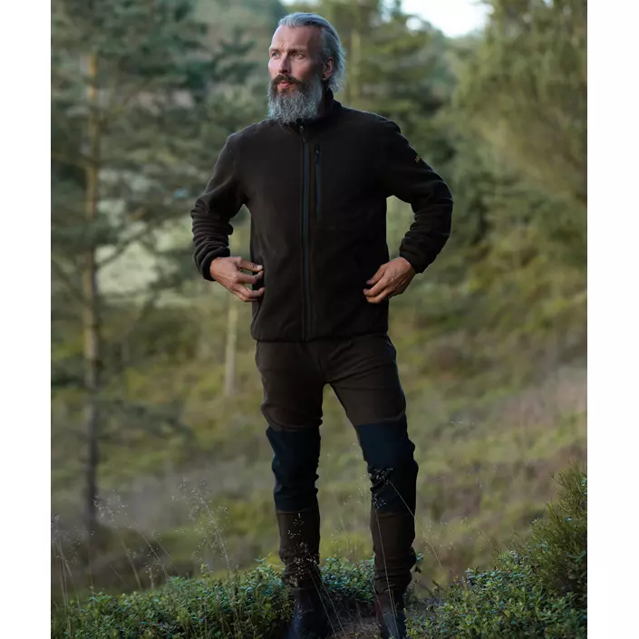 Northern Hunting Bork 2000 fleece trousers, Dark Green/Grey, large image number 1