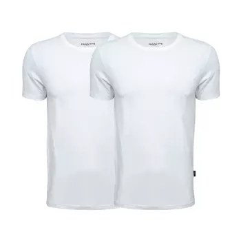 ProActive 2er Pack Bambus T-Shirts, Weiß