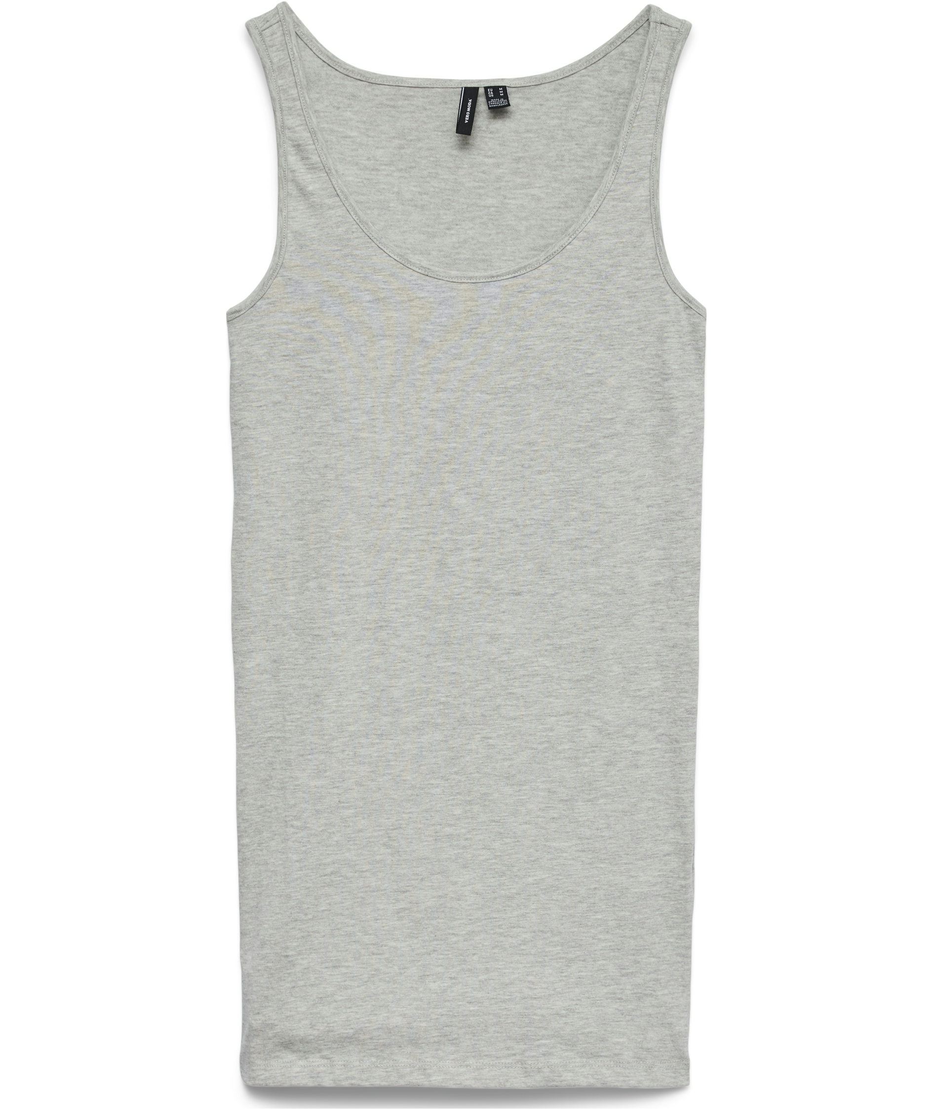 Vero Moda VMMAXI MY SOFT women's long top, Light Grey Melange, Light Grey Melange, swatch