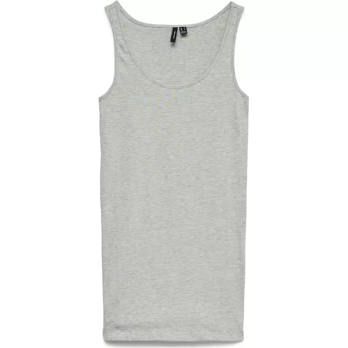 Vero Moda VMMAXI MY SOFT lång linne dam, Light Grey Melange, large image number 0