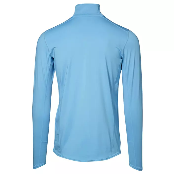 GEYSER Warm trainer long-sleeved running T-shirt, Aqua Blue, large image number 2