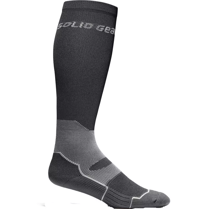 Solid Gear compression socks, Grey, large image number 0