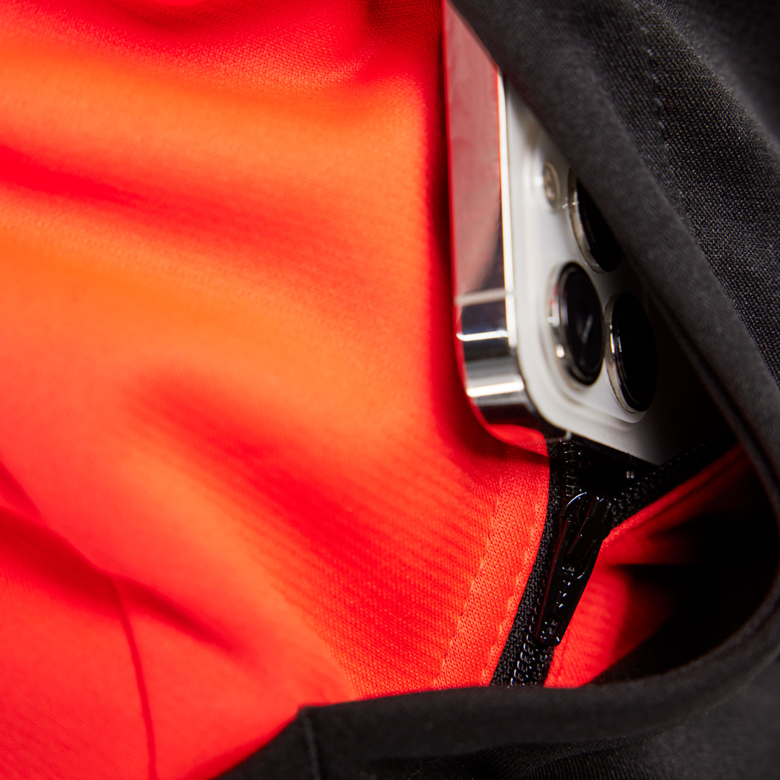 Bl&aring;kl&auml;der dame cardigan, Hi-Vis r&oslash;d/sort, large image number 5