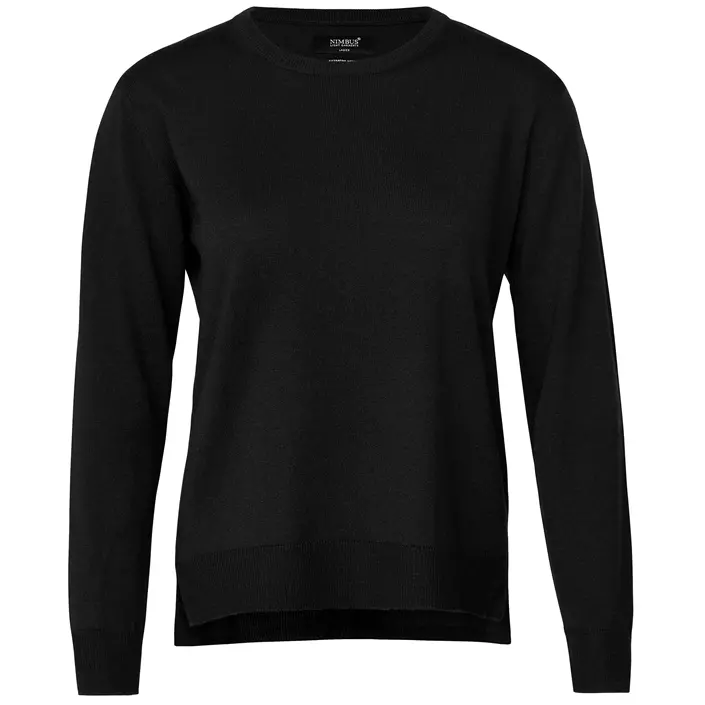 Nimbus Beaufort women's knitted pullover with merino wool, Black, large image number 0