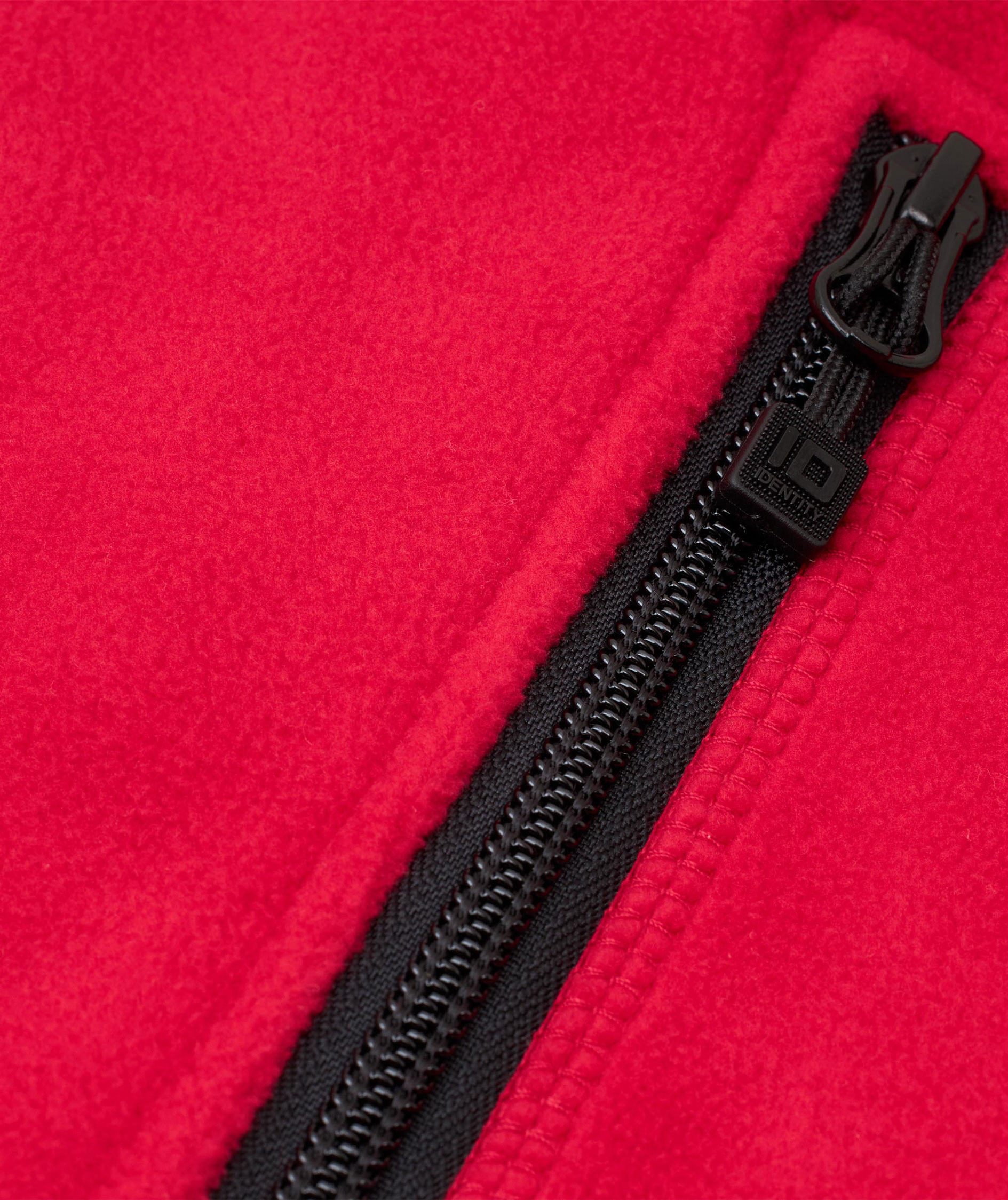 ID microfleece women's cardigan, Red, large image number 3