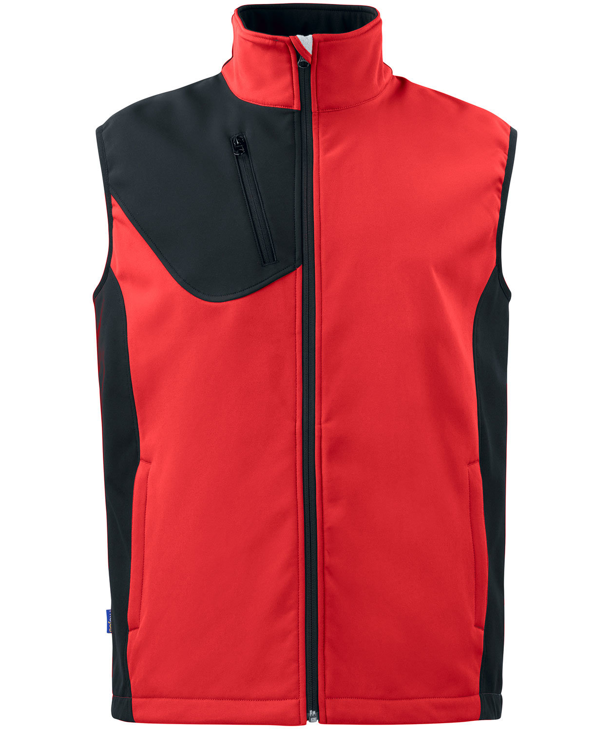 ProJob softshell vest 3702, Red, Red, swatch