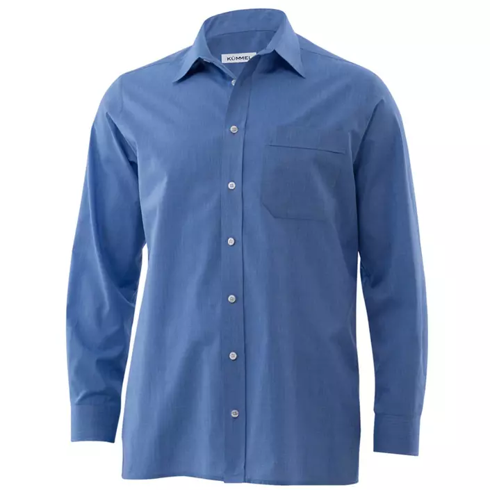Kümmel Stanley fil-á-fil Classic fit skjorta, Mellanblå, large image number 0
