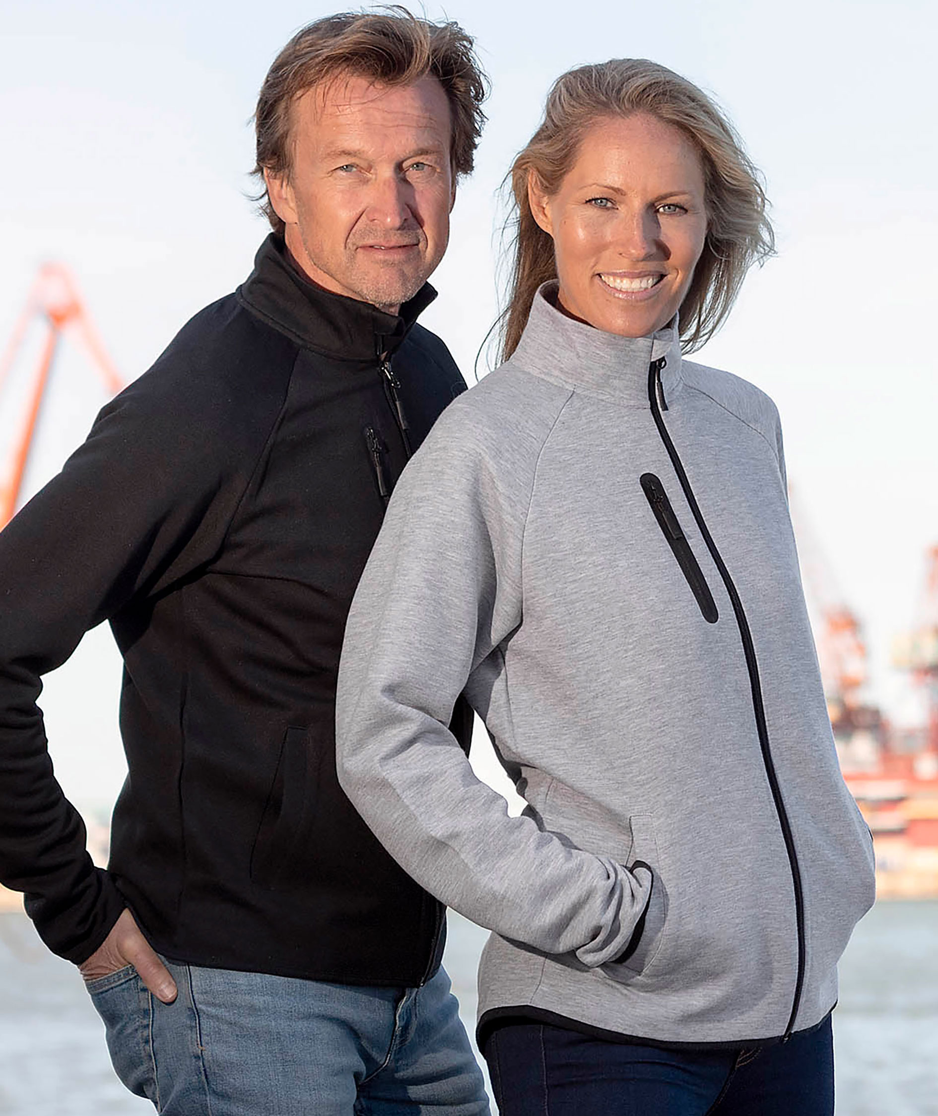 Matterhorn Roberts performance sweatjakke, Gr&aring;, large image number 3