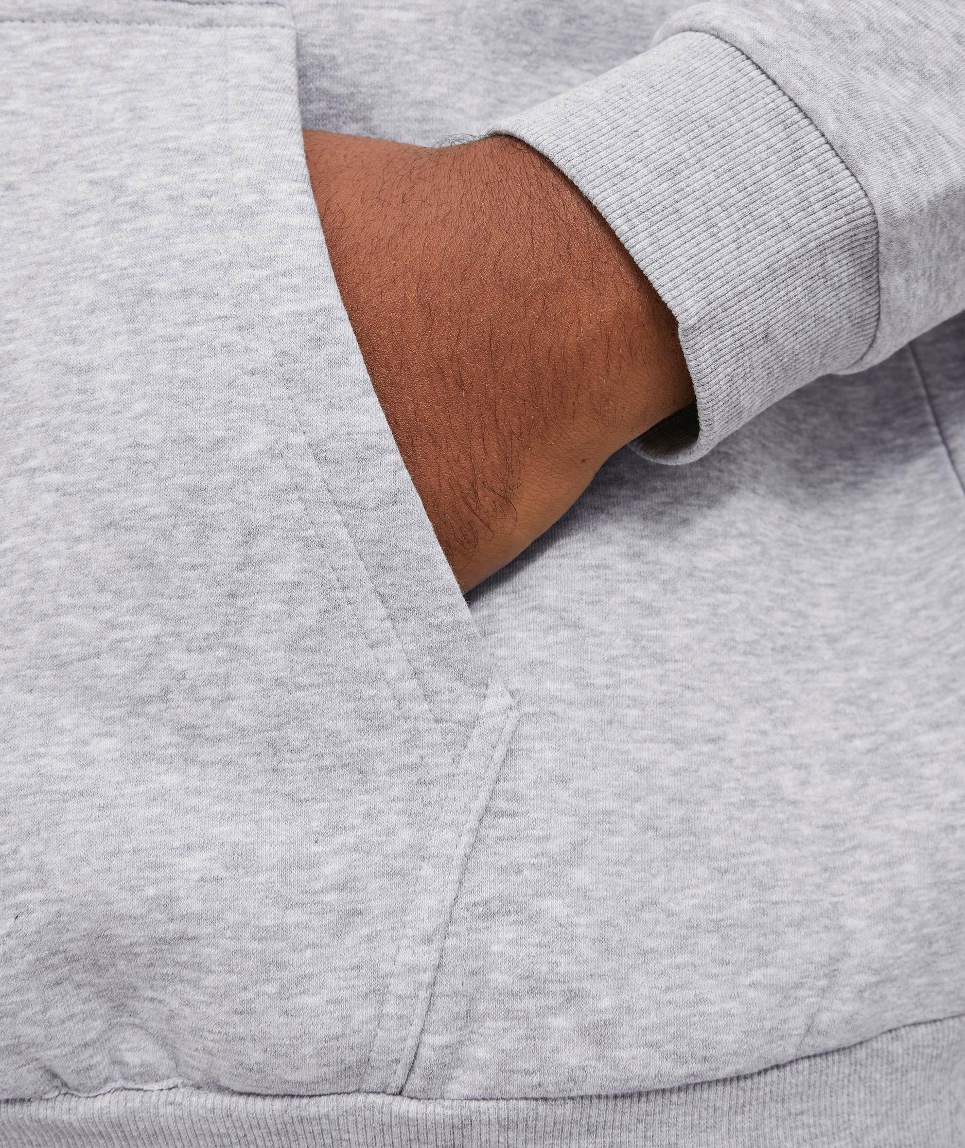 Jack & Jones Plus JJEBRADLEY hoodie, Light Grey Melange, large image number 3