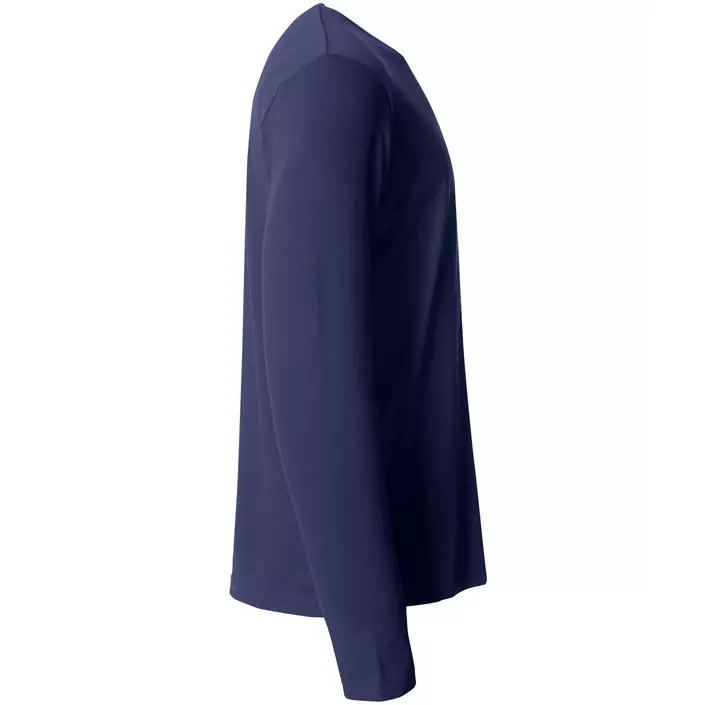 Clique Basic-T long-sleeved t-shirt, Dark navy, large image number 2