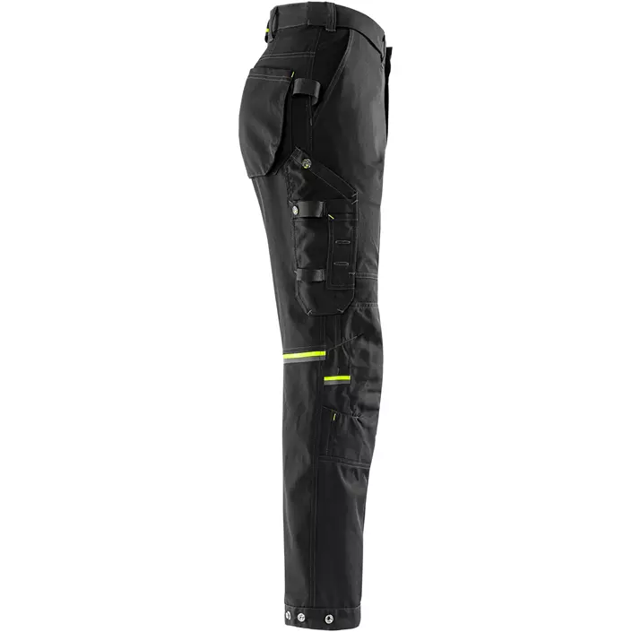 Fristads Flex hantverksbyxa 2801 GHST full stretch, Svart, large image number 5