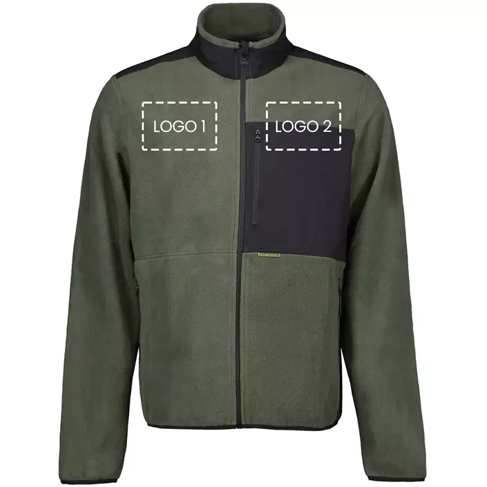 Westborn microfleece med logotrykk, , large image number 1