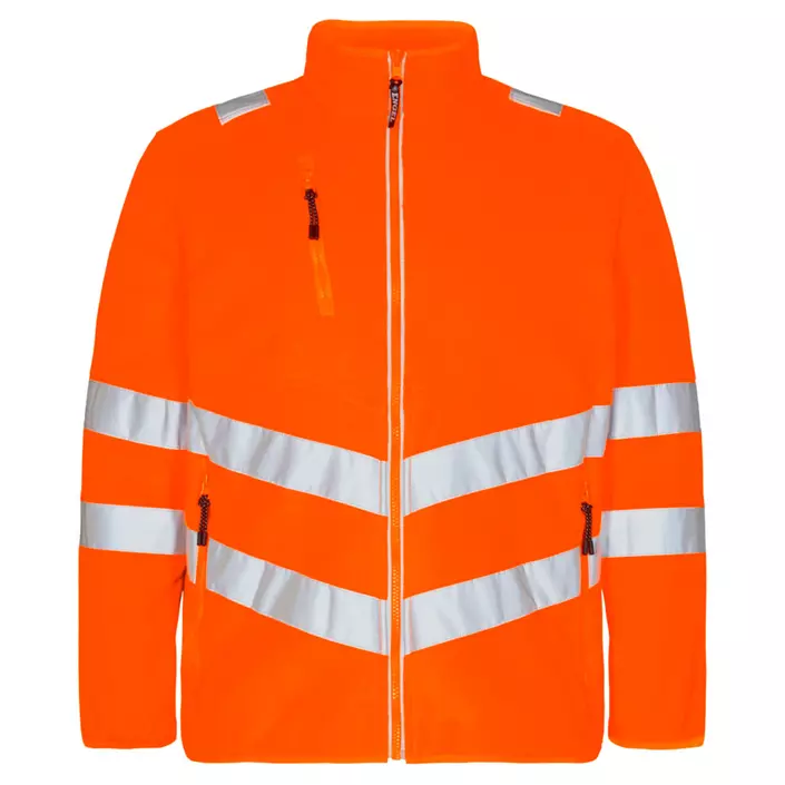 Engel Safety fleece jacket, Hi-vis Orange, large image number 0