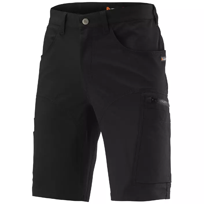 L.Brador Momentum shorts 1480P full stretch, Svart, large image number 0