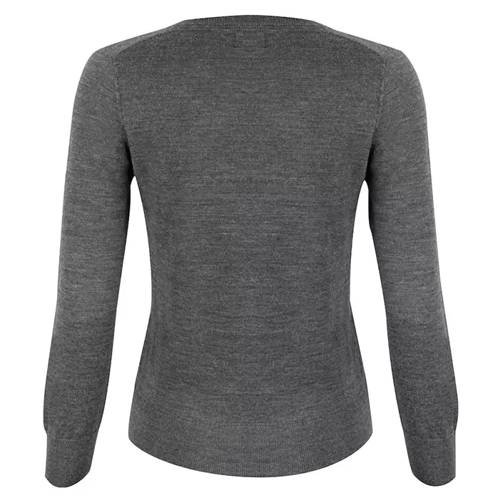 Cutter & Buck Vernon Women´s knitted pullover with merino wool, Anthracite melange, large image number 2
