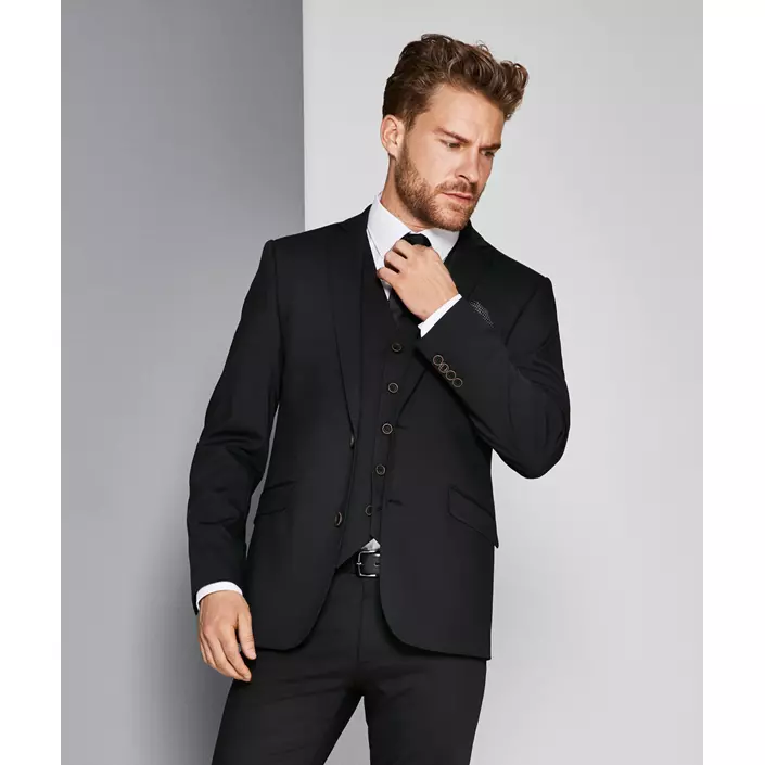 Sunwill Traveller Bistretch Modern Fit blazer, Black, large image number 1