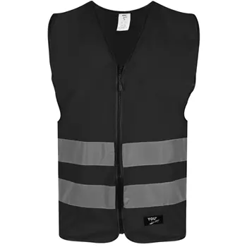 YOU Flen reflective safety vest, Black