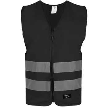 YOU Flen reflective safety vest, Black