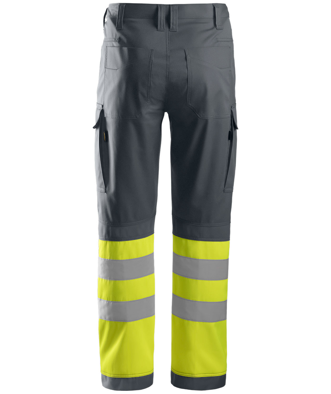 Snickers arbeidsbukse 6900, Koksgr&aring;/Gul, large image number 2