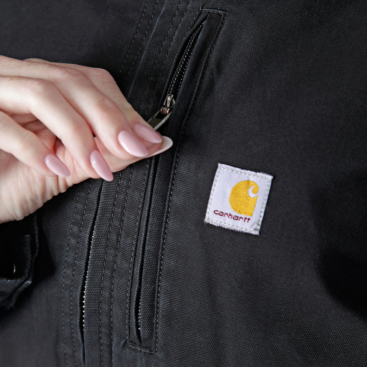 Carhartt Rugged Flex Detroit dame jakke, Black, large image number 6