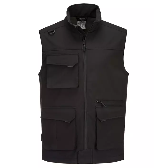 Portwest WX3 softshell vest, Black, large image number 0