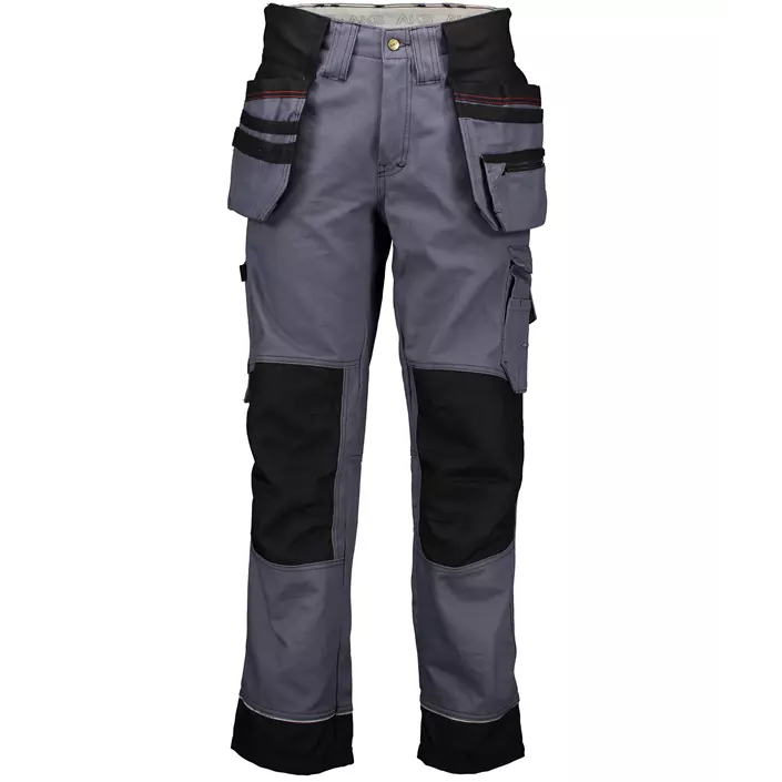 NWC craftsman trousers, Grey/Black, large image number 0