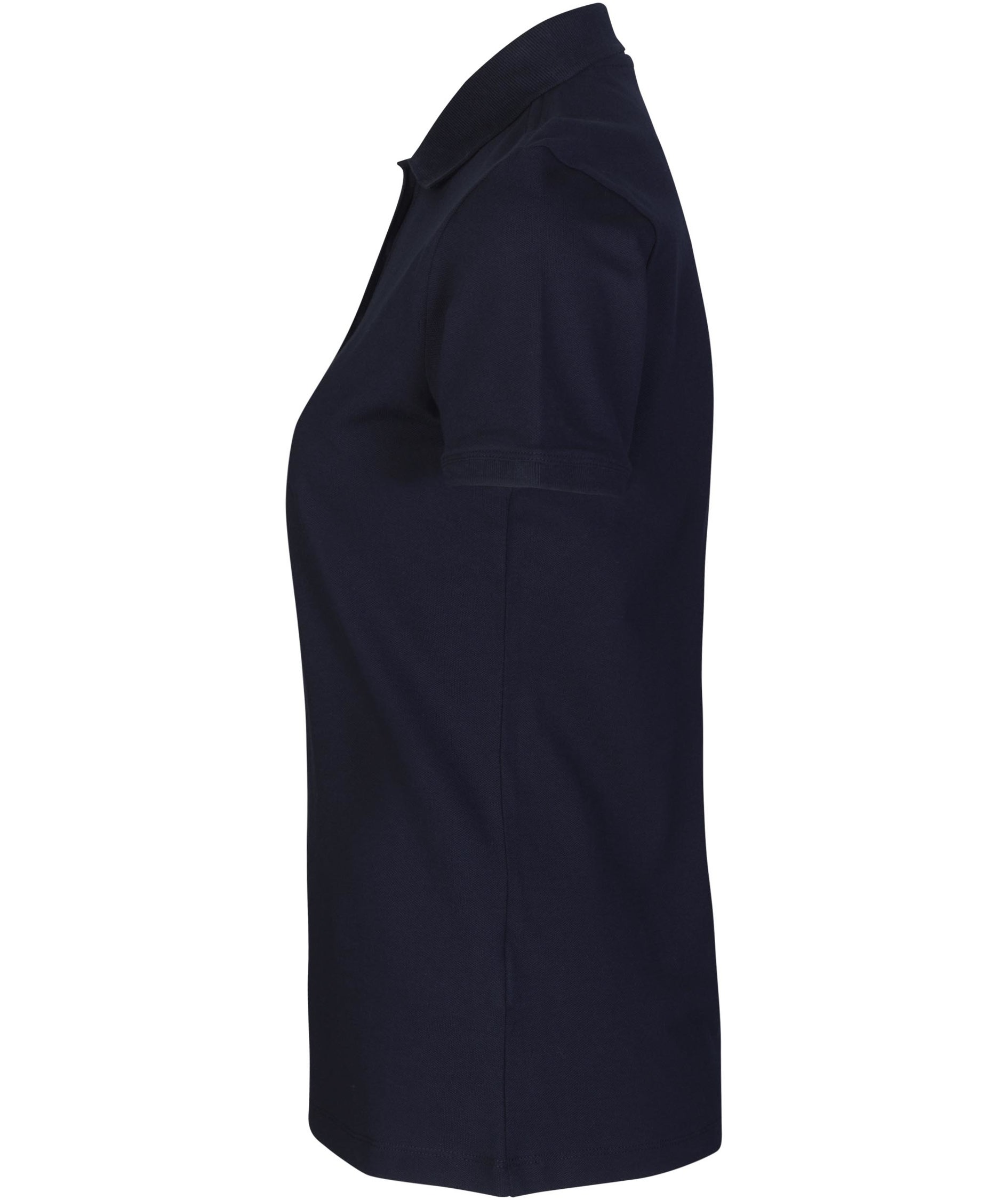 ID organic women's polo shirt, Navy, large image number 2