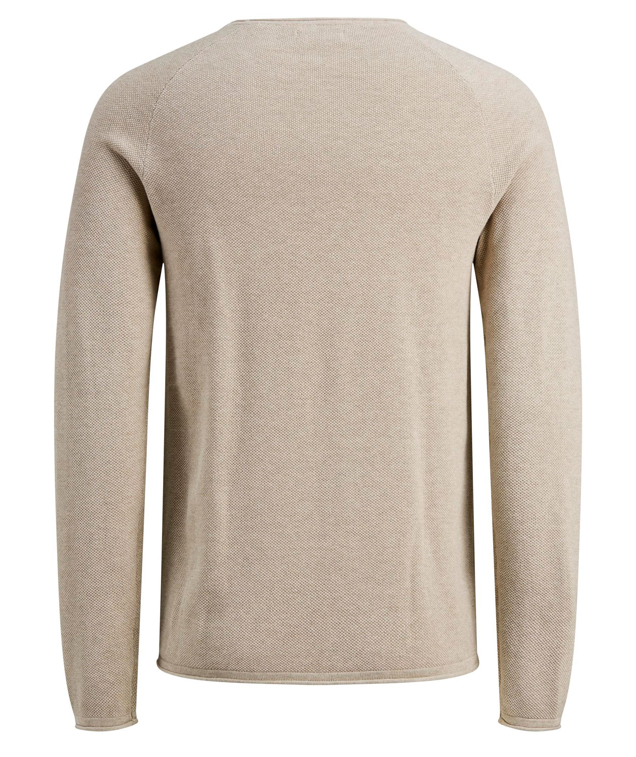 Jack & Jones JJEHILL Striktr&oslash;je, Oatmeal Melange, large image number 2