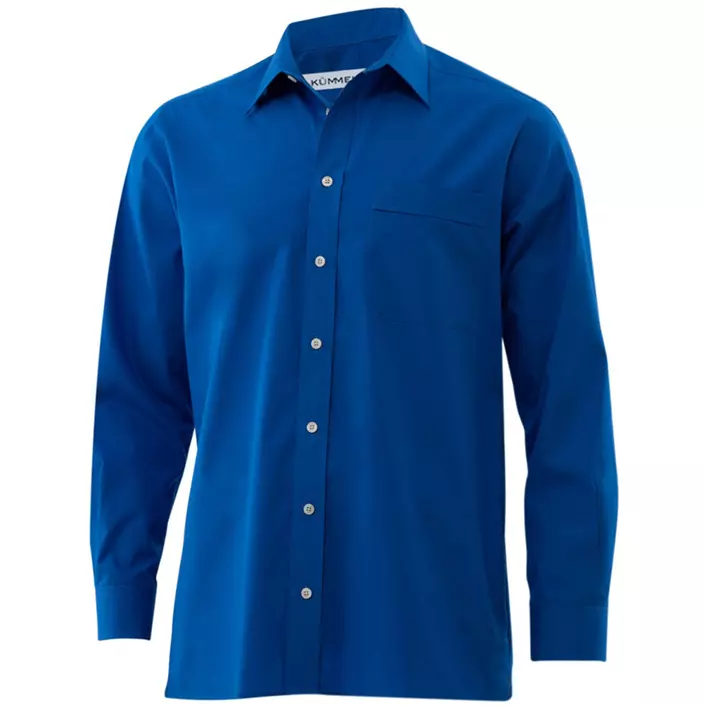 Kümmel George Classic fit poplin skjorta, Kungsblå, large image number 0