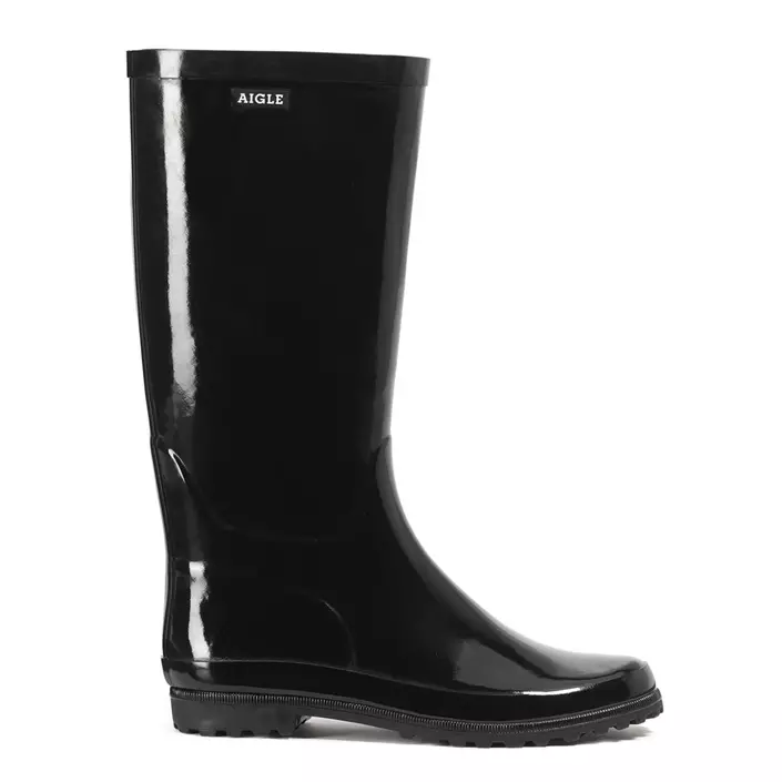 Aigle Eliosa women's rubber boots, Noir, large image number 0