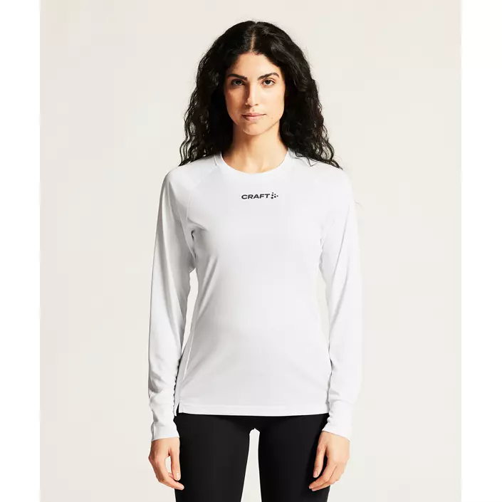 Craft Rush 2.0 långärmad T-shirt dam, White, large image number 6