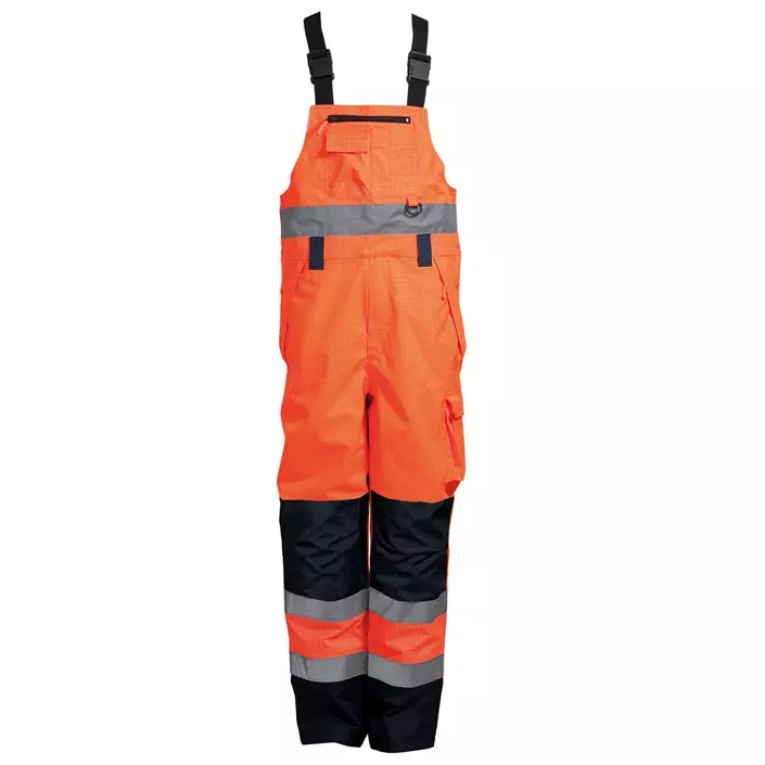 ELKA Securetech Multinorm regnoveralls, Hi-vis Orange/Marine, large image number 0