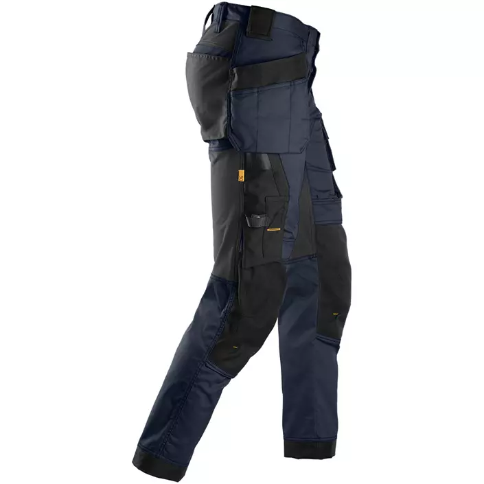 Snickers AllroundWork craftsman trousers 6241, Marine Blue/Black, large image number 3