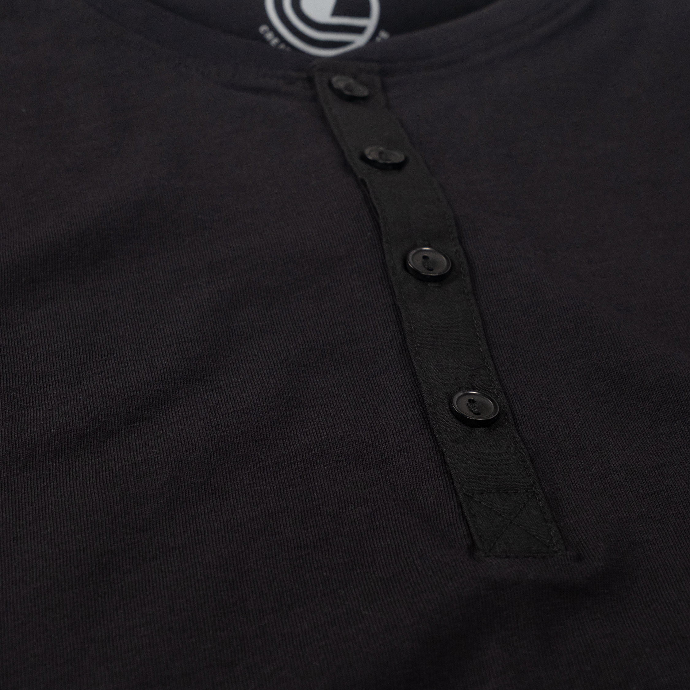 Westborn long-sleeved grandad T-shirt, Black, large image number 5