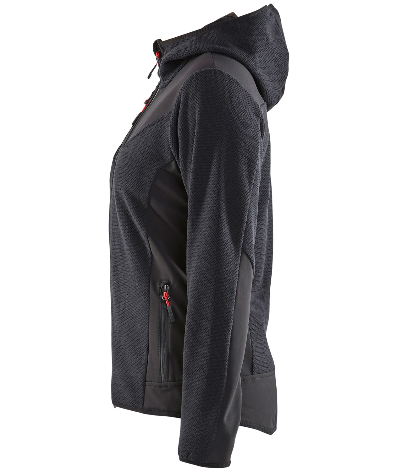 Bl&aring;kl&auml;der women's knitted jacket, Antracit Grey/Black, large image number 3