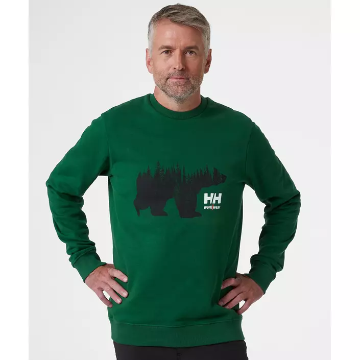Helly Hansen sweatshirt, Grön, large image number 1
