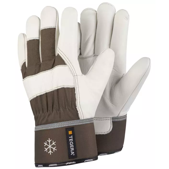 Tegera 56 winter work gloves, Grey/White, large image number 0