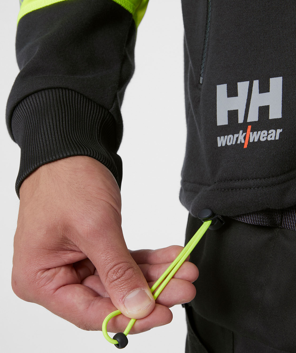 Helly Hansen ICU Cardigan, Ebony/Hi-Vis Gelb, large image number 5