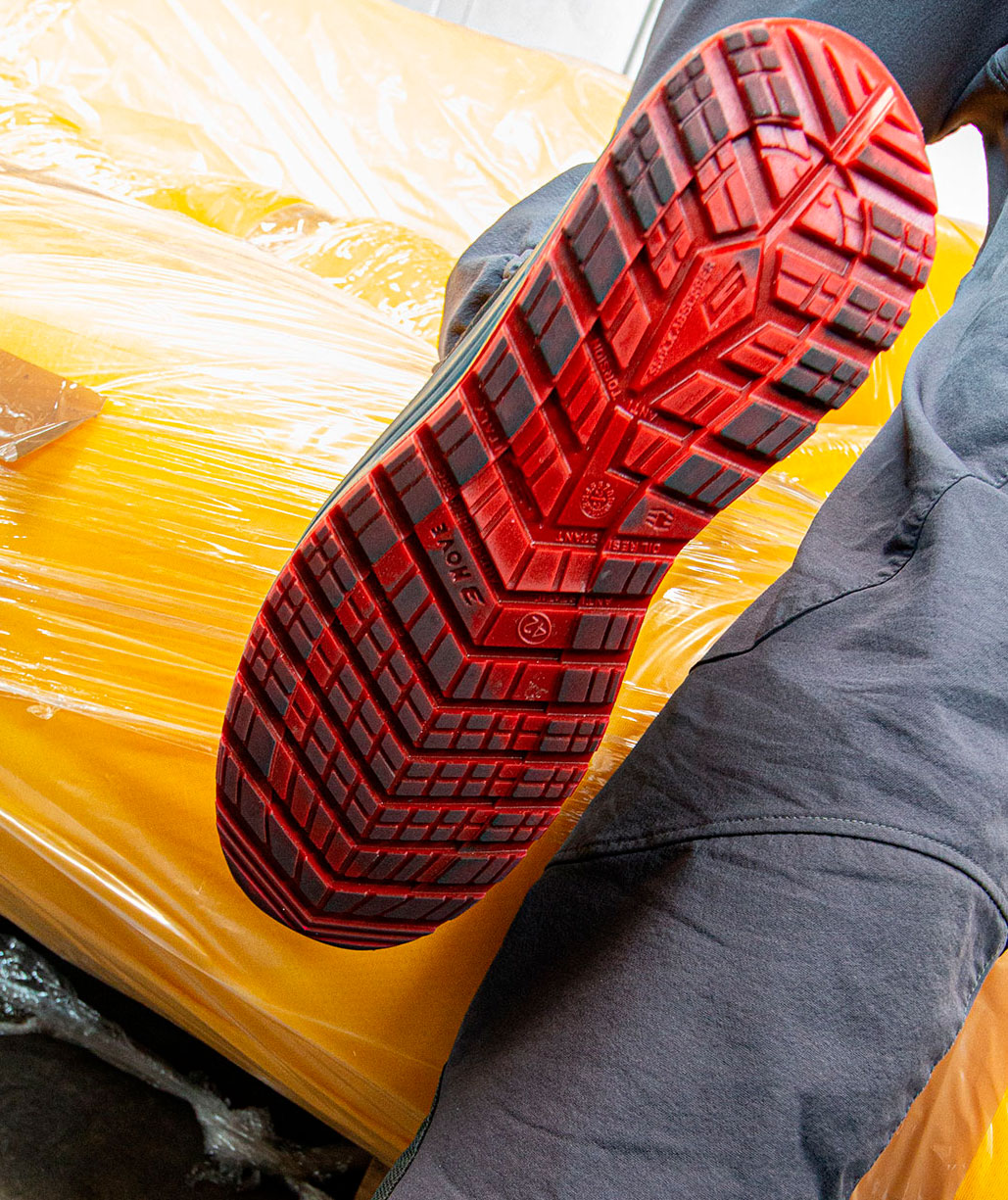 Giasco Shark safety sandals S1P, Black/Red, large image number 2