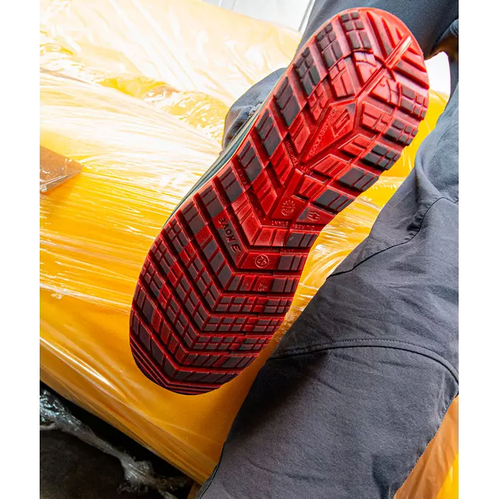 Giasco Shark safety sandals S1P, Black/Red, large image number 2