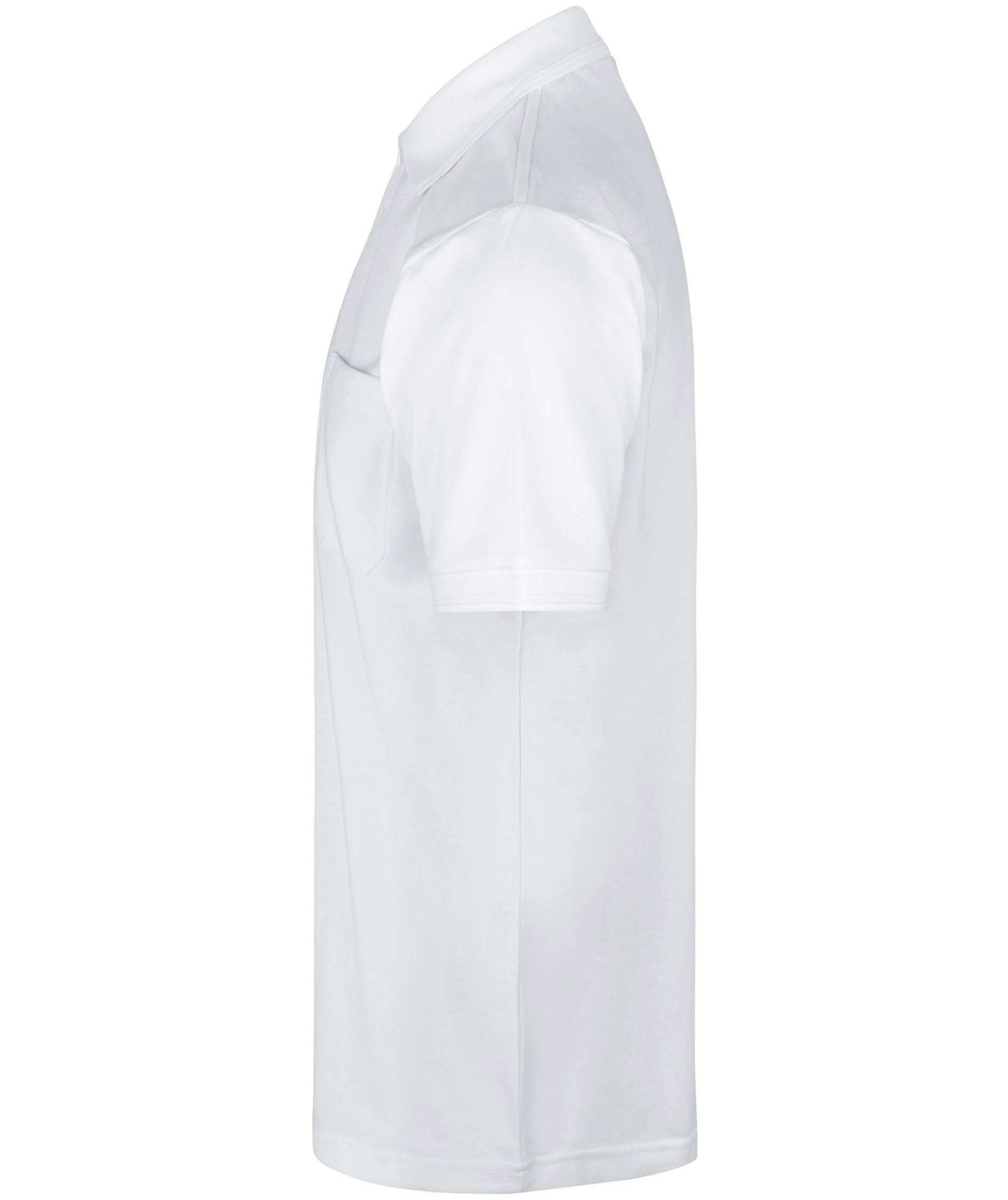 ID PRO Wear Poloshirt mit Brusttasche, Wei&szlig;, large image number 2