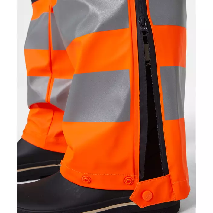 Helly Hansen Alna 2.0 rain trousers, Ebony/Hi-Vis Orange, large image number 4